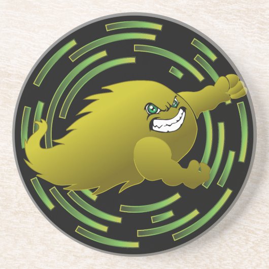 Coloma Kometen #4 Zandsteen Onderzetter (Voorkant)