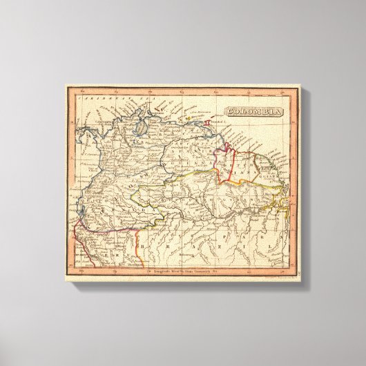 Colombia 5 canvas afdruk (Voorkant)