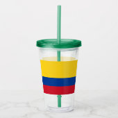 Colombia Acryl Drinkbeker (Voorkant)