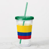 Colombia Acryl Drinkbeker (Achterkant)