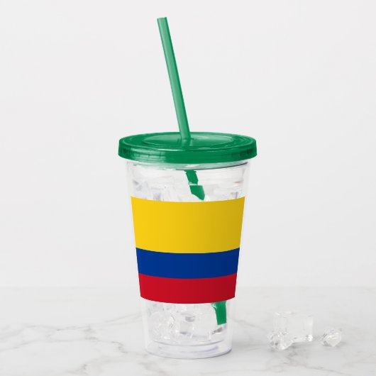Colombia Acryl Drinkbeker (Voorkant ijs)