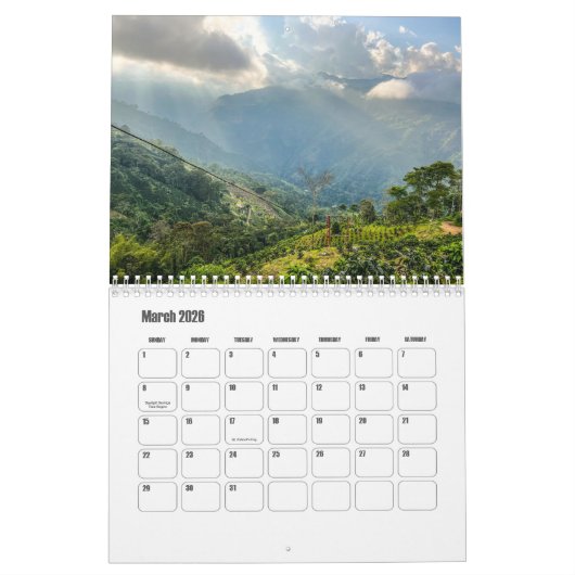 Colombia Agenda Kalender (Mar 2026)