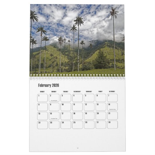 Colombia Agenda Kalender (Feb 2026)