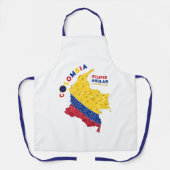 Colombia Annular Eclipse Apron Schort (Voorkant)