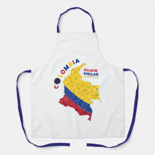 Colombia Annular Eclipse Apron Schort
