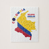 Colombia Annular Eclipse Puzzle Legpuzzel (Verticaal)