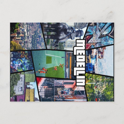 Colombia Antioquia Medellin Briefkaart (Voorkant)
