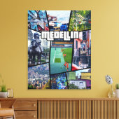 Colombia Antioquia Medellin Canvas Afdruk (Insitu (Woonkamer))