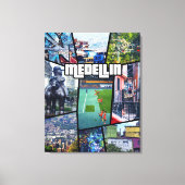 Colombia Antioquia Medellin Canvas Afdruk (Voorkant)