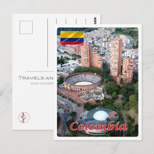 Colombia - Arena - Briefkaart (Voorkant / Achterkant)