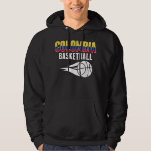 Colombia Basketball Fans Jersey Colombian Flag Spo Hoodie