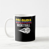 Colombia Basketball Fans Jersey Colombian Flag Spo Koffiemok (Links)