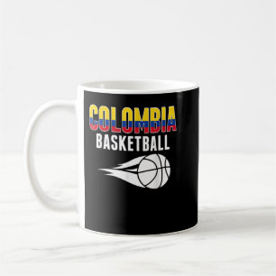 Colombia Basketball Fans Jersey Colombian Flag Spo Koffiemok