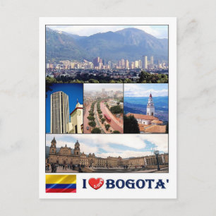 Colombia - Bogotà - I Love - Briefkaart