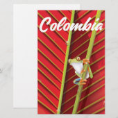 Colombia boomkikker reisposter briefpapier (Voorkant / Achterkant)