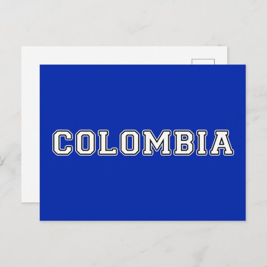 Colombia Briefkaart (Voorkant / Achterkant)