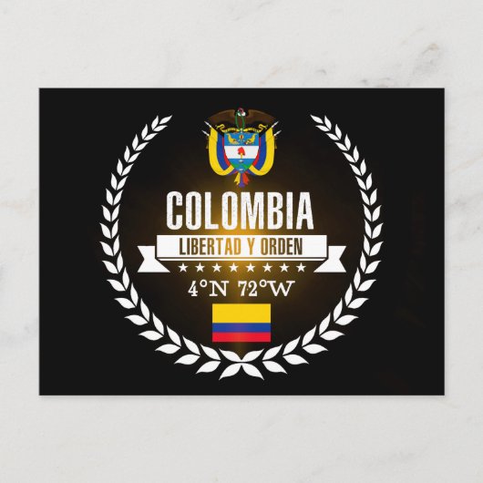 Colombia Briefkaart (Voorkant)