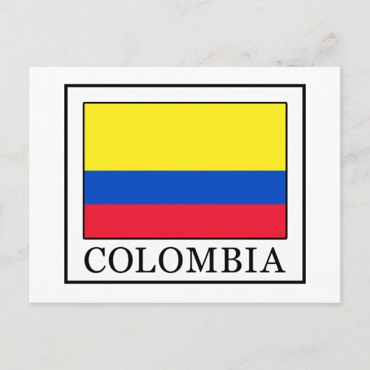Colombia Briefkaart (Voorkant)