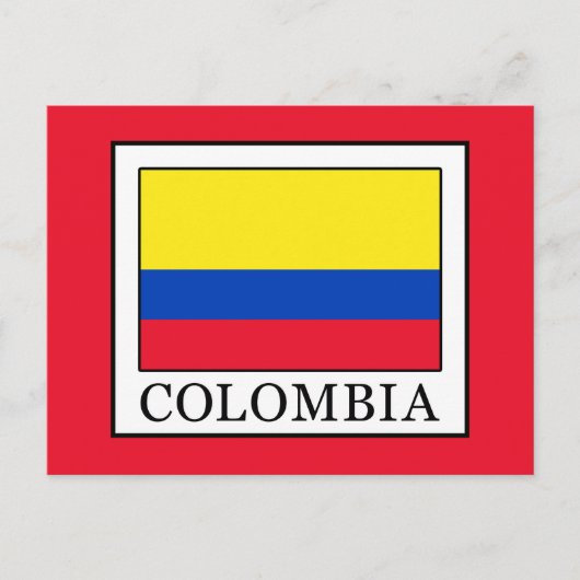Colombia Briefkaart (Voorkant)