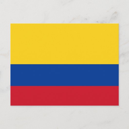 Colombia-Briefkaart Briefkaart (Voorkant)