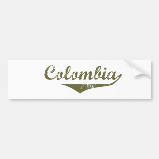 Colombia Bumpersticker (Voorkant)