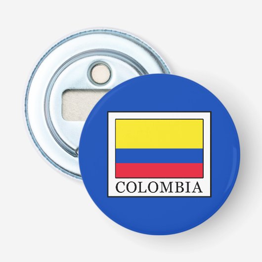 Colombia Button Flesopener (Voorkant)