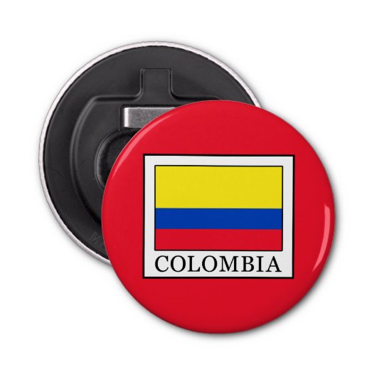 Colombia Button Flesopener (Voorkant)
