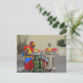 Colombia - Caribische fruitverkoper Briefkaart (Staand voorkant)