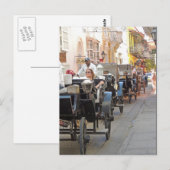 Colombia-Carriage Ride in Cartagena Briefkaart (Voorkant / Achterkant)