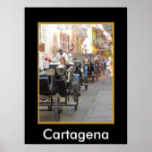 Colombia-Carriage Ride in Cartagena Poster (Voorkant)
