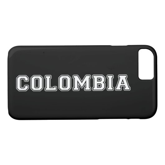 Colombia Case-Mate iPhone Case (Achterkant (Horizontaal))