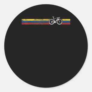 Colombia Ciclista Fietsvlag Fietscadeaus Ronde Sticker