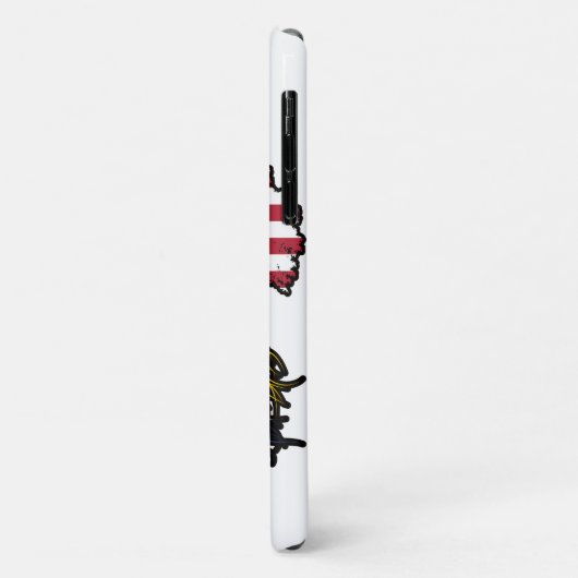 Colombia Colombiaanse Amerikaanse vlag Case-Mate iPhone Case (Achterkant/links)