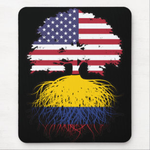 Colombia Colombiaanse Amerikaanse vlag Muismat