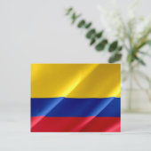 Colombia - Colombiaanse vlag - Briefkaart (Staand voorkant)