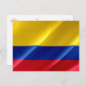 Colombia - Colombiaanse vlag - Briefkaart (Voorkant / Achterkant)