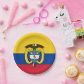 Colombia, Colombiaanse vlag feest, verjaardag / sp Papieren Bordje (Feest)