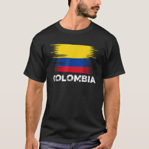 Colombia Colombiaanse vlag Sport Voetbal Football  T-shirt