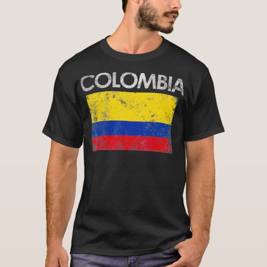 Colombia: Colombiaanse vlaggepride Gift T-shirt (Voorkant)