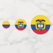 Colombia Confetti, feest, Colombiaanse vlag Confetti (Achterkanten)