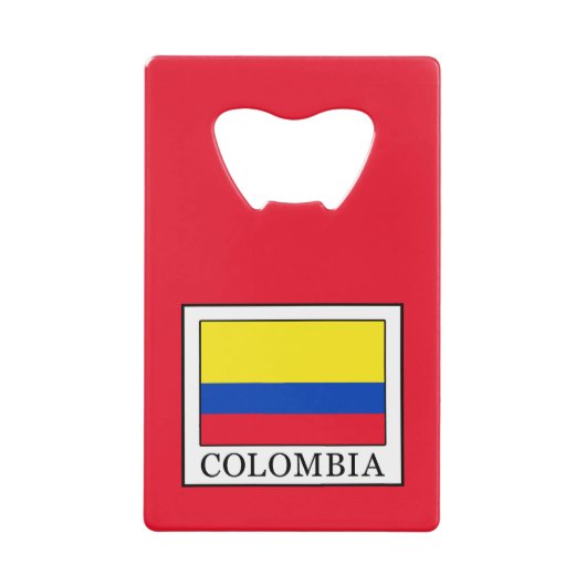 Colombia Creditkaart Flessenopener (Voorkant)