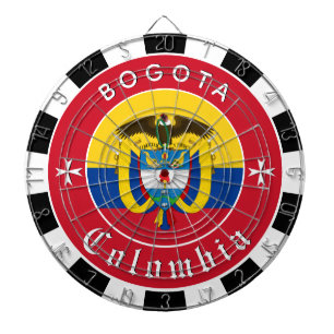 Colombia Dartboard, Colombiaanse Vlag darts / spel Dartbord