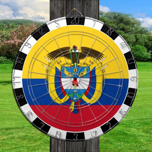 Colombia Dartboard, spelbord, Colombiaanse vlag Dartbord