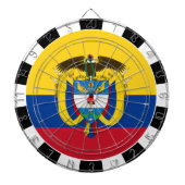 Colombia Dartboard, spelbord, Colombiaanse vlag Dartbord (Voorkant)