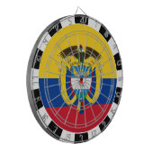 Colombia Dartboard, spelbord, Colombiaanse vlag Dartbord (Voorkant Links)