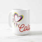Colombia Day Gift Koffiemok (Voorkant links)