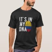Colombia DNA-vlag T-shirt (Voorkant)