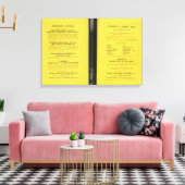 Colombia, Ecuador, Peru, Panama 2 Canvas Afdruk (Insitu (Woonkamer))