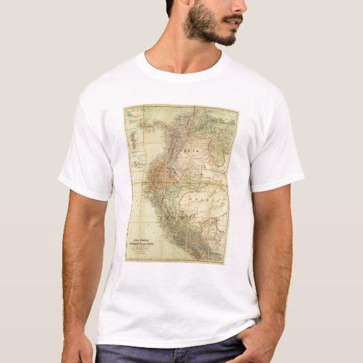 Colombia, Ecuador, Peru, Panama 3 T-shirt (Voorkant)