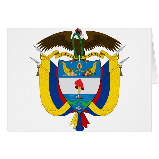 colombia embleem (Voorkant Horizontaal)